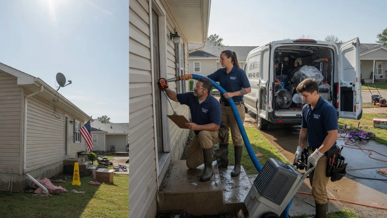 Ceiling Water Damage Restoration in Albany, OH near me